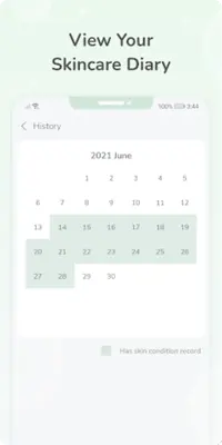 Skincare Diary android App screenshot 0