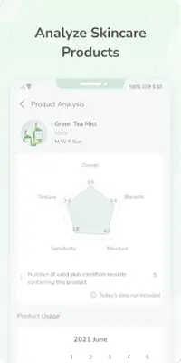 Skincare Diary android App screenshot 2